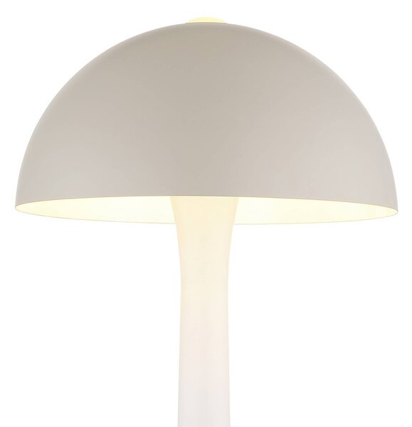Globo Lampa stojąca Merlin, kremowy / amber, salon / jadalnia, metal
