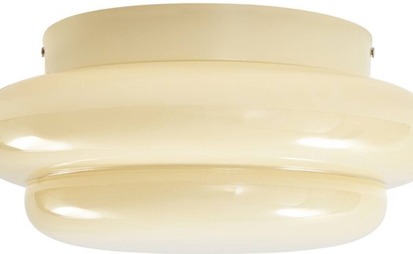 Lampa sufitowa Leilani Lucande, możliwość ściemniania, żółty / pomarańczowy, salon / jadalnia, szkło, design