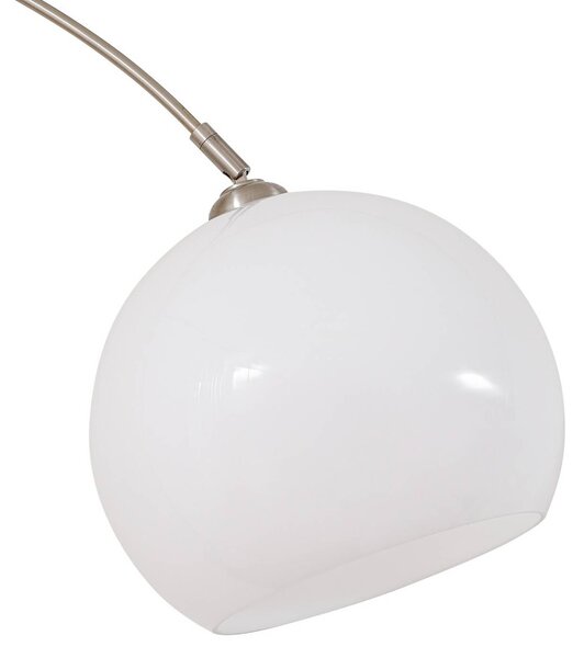 Lampa stojąca Alverton Lindby, biały / opal, salon / jadalnia, metal, nowoczesny