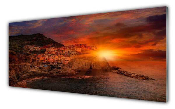 Panel Kuchenny Panorama Portowego Miasta