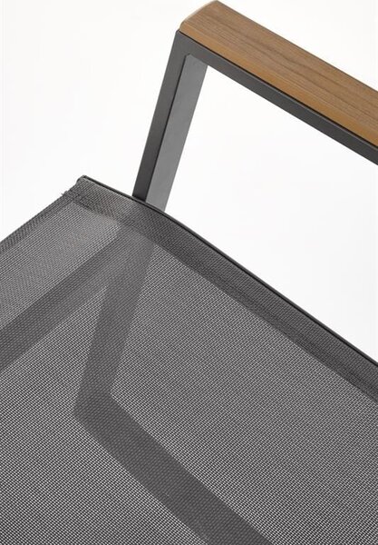 Ogrodowy fotel bujany z siatki | Umeblowana.com