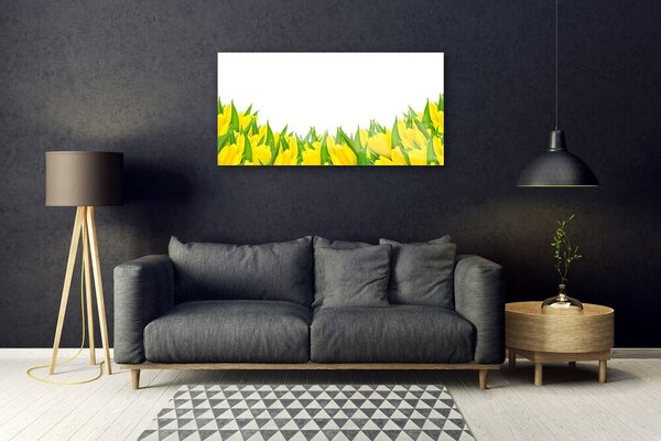 Obraz Szklany Kwiaty Natura Tulipany