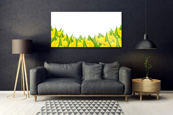 Obraz Szklany Kwiaty Natura Tulipany