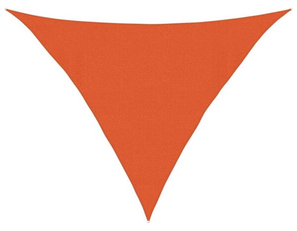 Żagiel przeciwsłoneczny 160 g/m², pomarańczowy, 4x4x5,8 m, hdpe