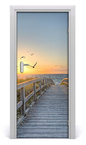 Naklejka fototapeta na drzwi Ścieżka na plażę