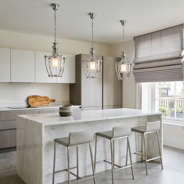 LAMPA WISZĄCA NOWOCZESNA LOFT CHROMOWANA BROOKLYN L1