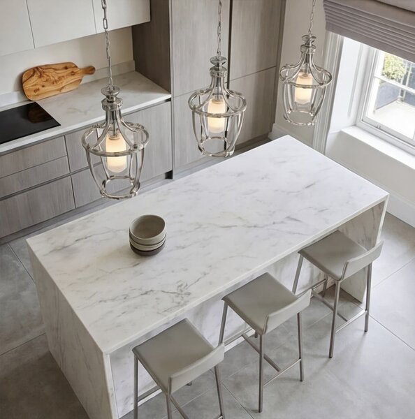 LAMPA WISZĄCA NOWOCZESNA LOFT CHROMOWANA BROOKLYN L1