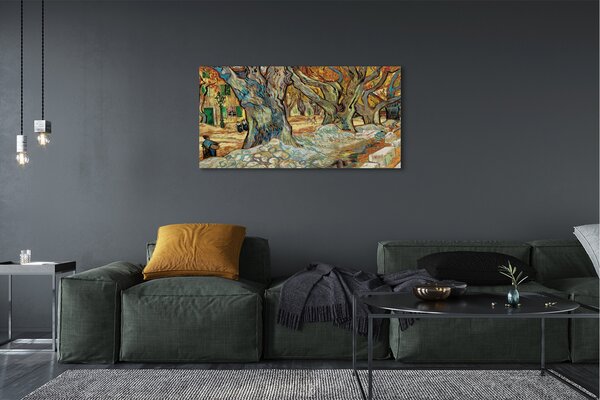 Obraz canvas na ścianę Naprawiający drogę - Vincent van Gogh