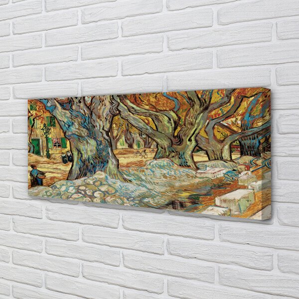 Obraz canvas na ścianę Naprawiający drogę - Vincent van Gogh