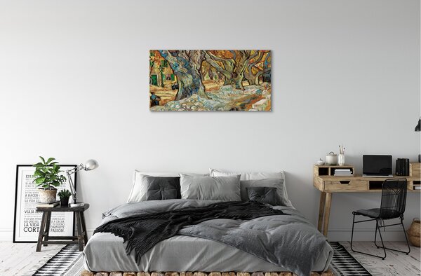 Obraz canvas na ścianę Naprawiający drogę - Vincent van Gogh