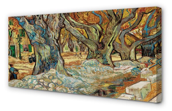 Obraz canvas na ścianę Naprawiający drogę - Vincent van Gogh