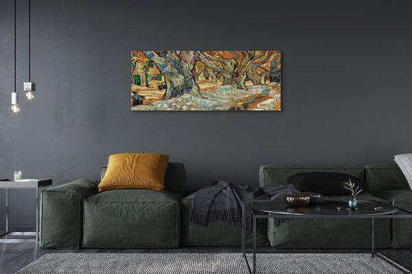 Obraz canvas na ścianę Naprawiający drogę - Vincent van Gogh