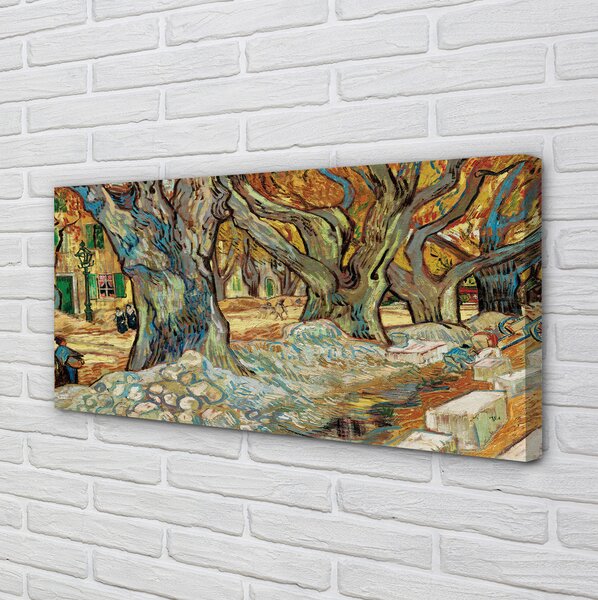 Obraz canvas na ścianę Naprawiający drogę - Vincent van Gogh