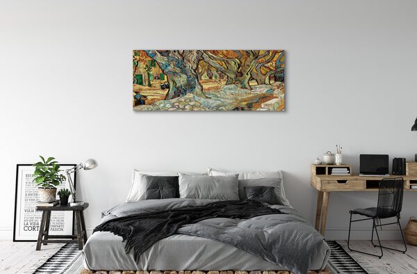 Obraz canvas na ścianę Naprawiający drogę - Vincent van Gogh