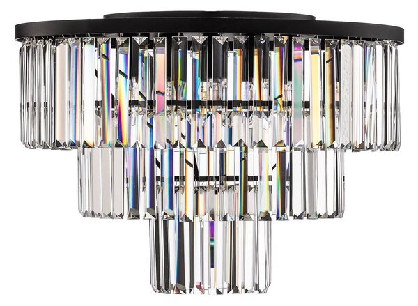 Lampa sufitowa kryształowa Cristal Nowodvorski Lighting, możliwość ściemniania, przezroczysty / transparentny, salon / jadalnia, szkło