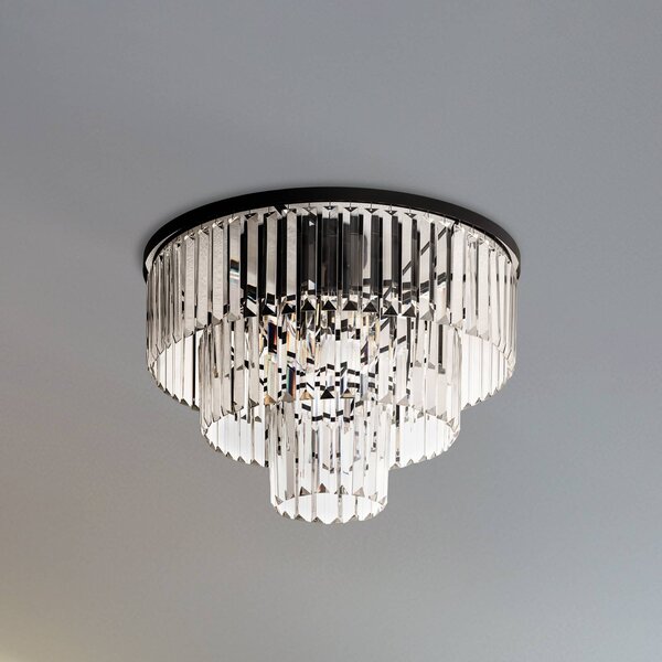 Lampa sufitowa kryształowa Cristal Nowodvorski Lighting, możliwość ściemniania, przezroczysty / transparentny, salon / jadalnia, szkło