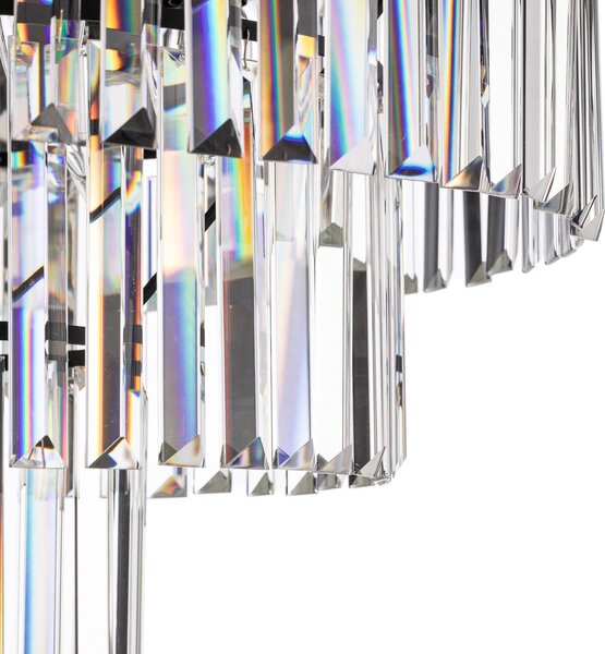 Lampa sufitowa kryształowa Cristal Nowodvorski Lighting, możliwość ściemniania, przezroczysty / transparentny, salon / jadalnia, szkło