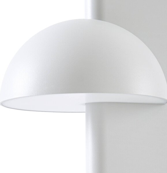 Słupek oświetleniowy LED Lucande Velira, jasnoszara, 77 cm, 1-punktowy, IP44 Velira, aluminiowy / szary / cynkowy, metal, nowoczesny