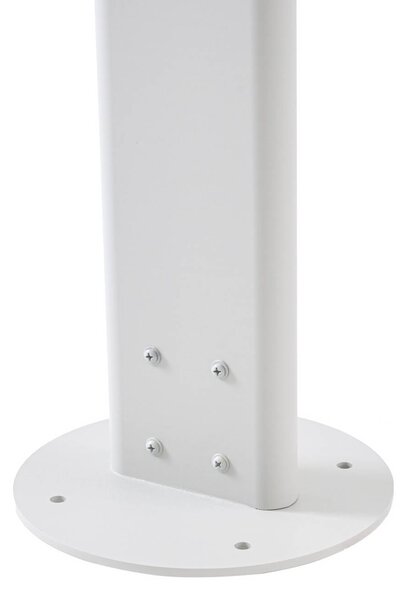 Lampa zewnętrzna LED Lucande Velira, jasnoszara, 220 cm, 3-punktowa Velira, aluminiowy / szary / cynkowy, metal, nowoczesny