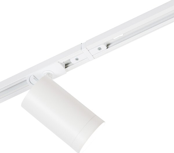 Nowoczesny system szynowy z 5 białymi reflektorami 1-fazowymi GU10 70mm - Iconic Jeana Luxe