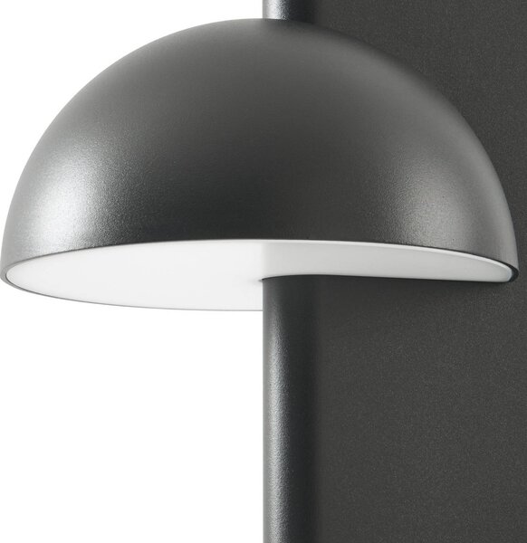 Słupek oświetleniowy LED Lucande Velira, czarna, 77 cm, 1-punktowy, IP44 Velira, czarny, metal, nowoczesny