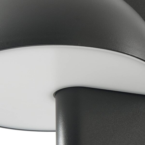 Słupek oświetleniowy LED Lucande Velira, czarna, 77 cm, 1-punktowy, IP44 Velira, czarny, metal, nowoczesny