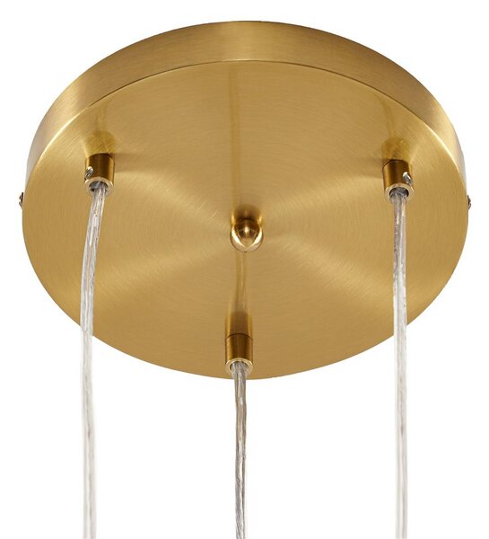 Lampa wisząca Piatra Lindby, możliwość ściemniania, biały / opal, salon / jadalnia, szkło, nowoczesny