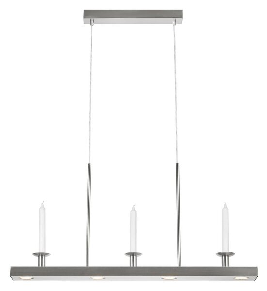 Markslöjd Lampa wisząca Dining, możliwość ściemniania, aluminiowy / szary / cynkowy, salon / jadalnia, metal
