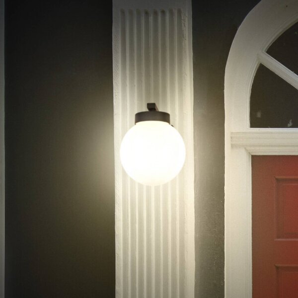 OSRAM Kinkiet zewnętrzny ENDURA CLASSIC ERDA, możliwość ściemniania, aluminiowy / szary / cynkowy, aluminium, nowoczesny