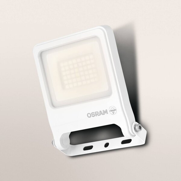 OSRAM Reflektor zewnętrzny LED ENDURA FLOOD, biały 30 W 3000 K IP65 FLOOD, biały / opal, aluminium