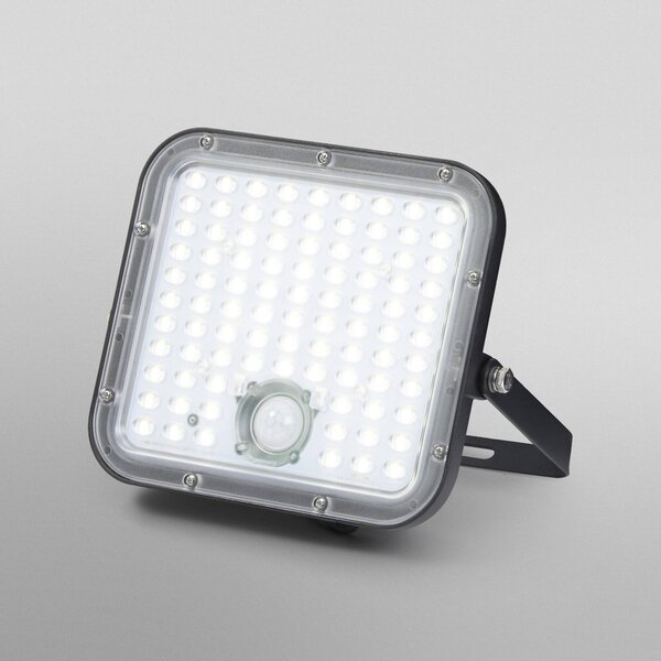 OSRAM Reflektor zewnętrzny Solar ENDURA, 30 W, czujnik, 4000 K IP65 możliwość ściemniania, czarny, tworzywo sztuczne