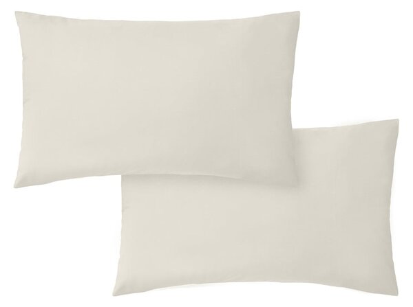 Poszewki na poduszki z perkalu bawełnianego zestaw 2 szt. 50x75 cm Cotton Percale – Bianca