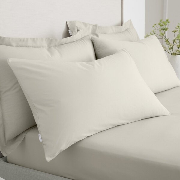 Poszewki na poduszki z perkalu bawełnianego zestaw 2 szt. 50x75 cm Cotton Percale – Bianca
