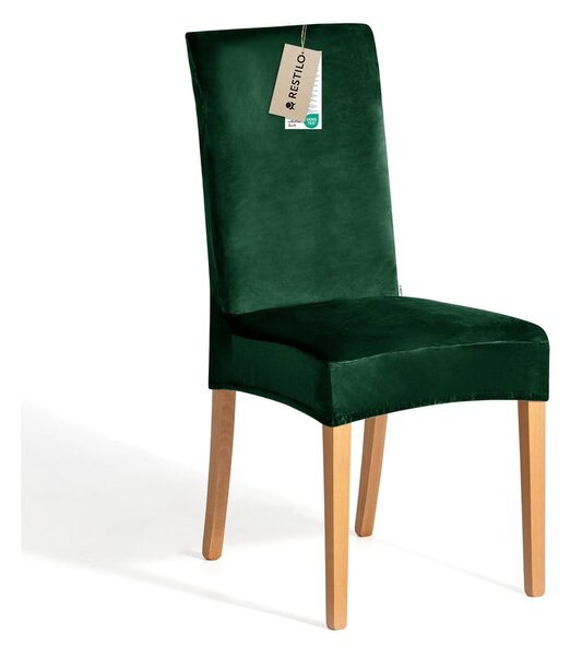 Zielony elastyczny pokrowiec na krzesło 48 cm Sento – Restilo