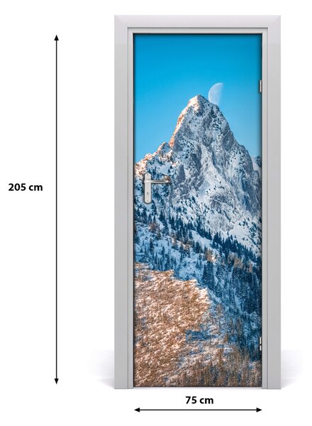 Naklejka fototapeta na drzwi Giewont Tatry