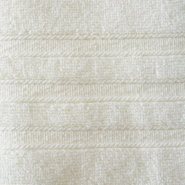 Kremowy bawełniany ręcznik frotte 50x85 cm Zero Twist – Catherine Lansfield