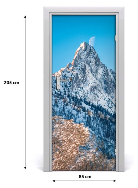 Naklejka fototapeta na drzwi Giewont Tatry