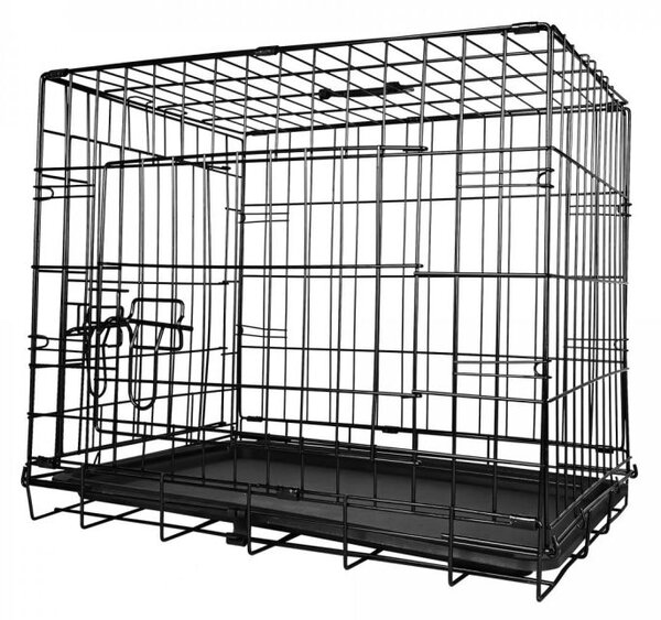 Leopet Składana klatka dla psa 91 x 57 x 63,5 cm, L, czarna