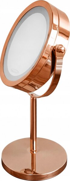 Lusterko Do Makijażu PREMIUM Kosmetyczne POWIĘKSZAJĄCE 10X Podświetlane LED