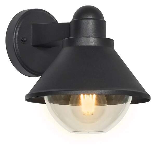 Czarna nowoczesna lampa elewacyjna - D175 P0-D36