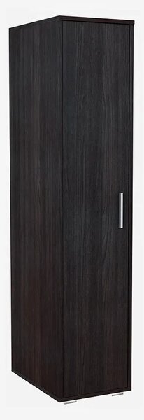 Wysoki regał z drzwiczkami wenge L0-C69