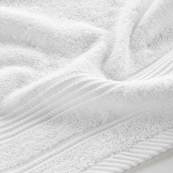 Biały bawełniany ręcznik frotte 30x50 cm Tendresse – douceur d'intérieur