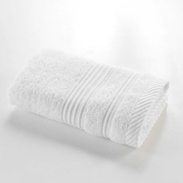 Biały bawełniany ręcznik frotte 30x50 cm Tendresse – douceur d'intérieur
