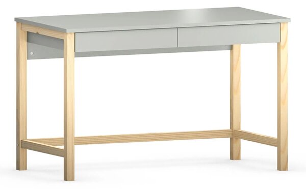 Szare biurko do pokoju dziecięcego 50x100 F4-H37