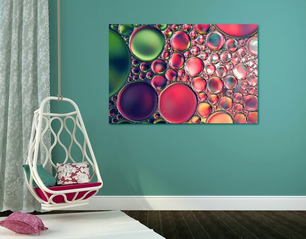 Obraz abstrakcyjne krople oleju