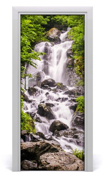 Fototapeta samoprzylepna na drzwi Wodospad w lesie