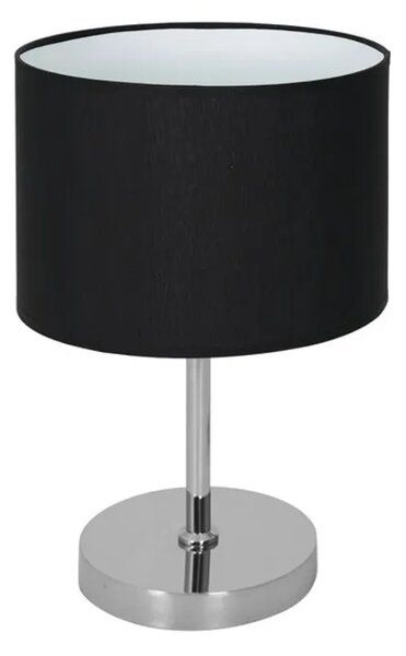 Czarna lampa stołowa - 3X K372 M6-P19