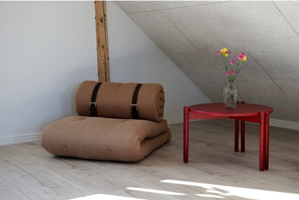 Rozkładany fotel z lnianym obiciem Karup Design Buckle Up Linen