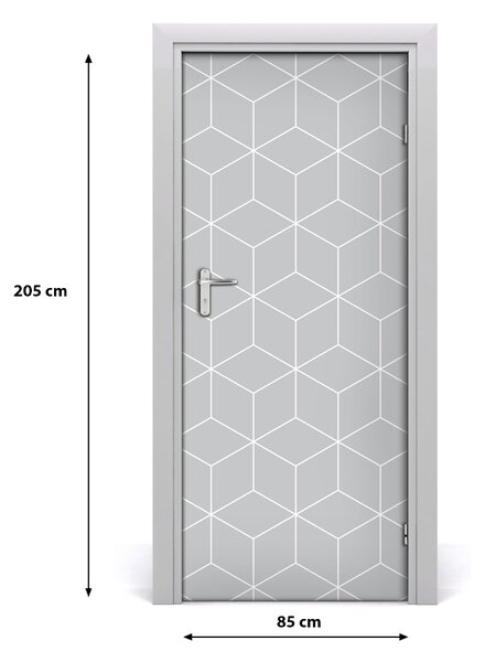 Naklejka fototapeta na drzwi Geometryczne tło