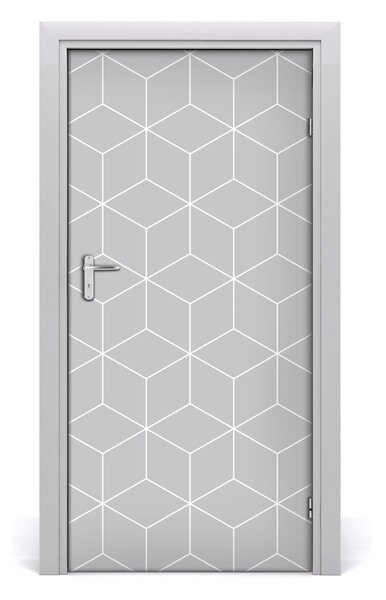 Naklejka fototapeta na drzwi Geometryczne tło